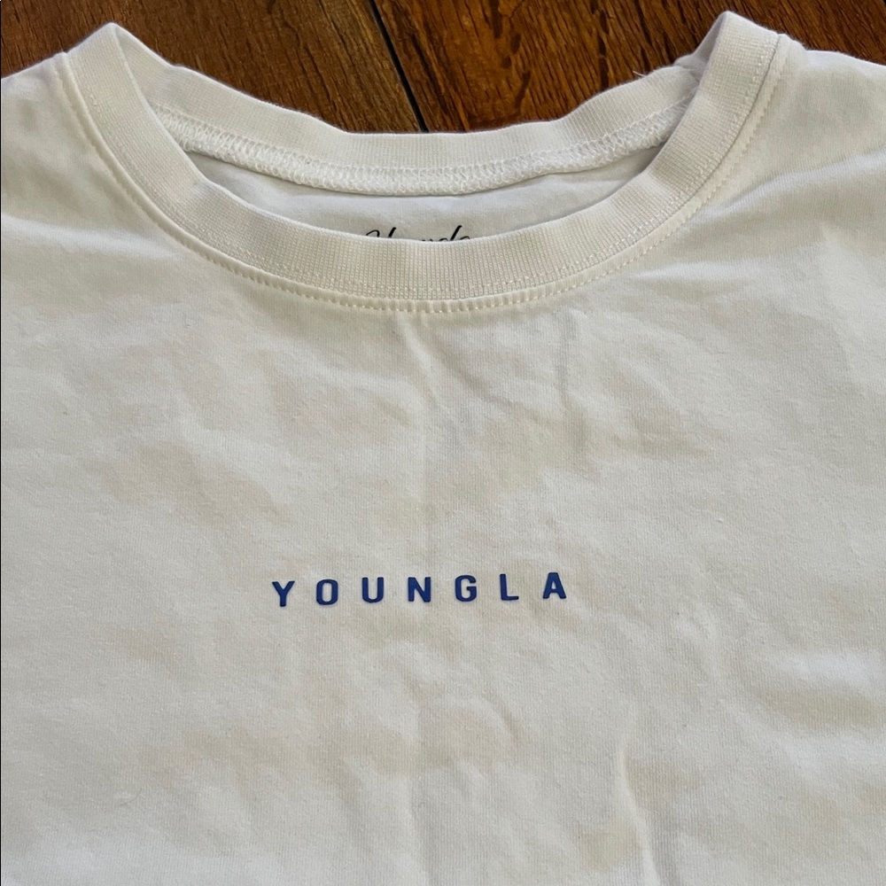 YoungLA White Crop Top for Women - Picture 2 of 3